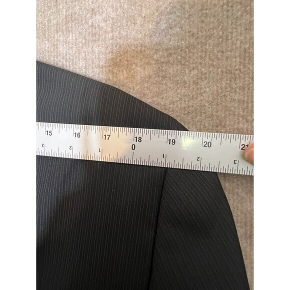 Perry Ellis Suit Jacket Men 44R Black three-button Single Vented Notched Collar - Picture 5 of 12